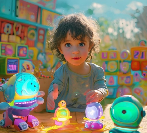 科技启蒙的童趣画卷，一年级图片里的科技动态素材探索